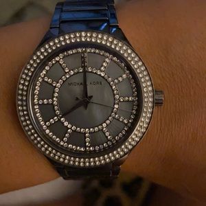 Michael Kors watch in silver/gunmetal